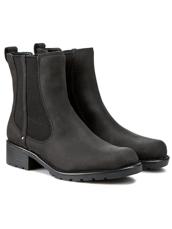 Clarks Členková obuv s elastickým prvkom Clarks Orinoco Club 203409184 Čierna