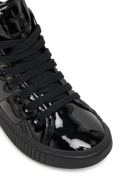 Geox Sneakersy Geox J Laquinny J56M3F 000HH C9999 S Černá