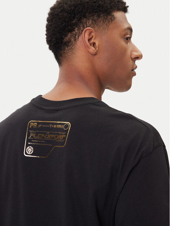 Plein Sport Plein Sport Футболка FAEC MTK8373 STE001N Чорний Loose Fit