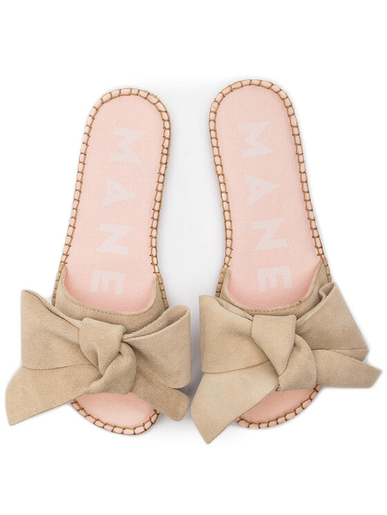 Manebi Espadrilles Manebi Sandals With Bow K 1.1 J0 Bēšs