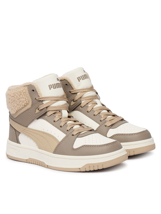 Puma Sneakersy Puma Rebound Slam Mid Cozy Jr 407728 01 Szary