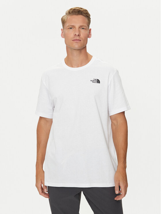 The North Face The North Face T-shirt Redbox NF0A2TX2 Bijela Regular Fit