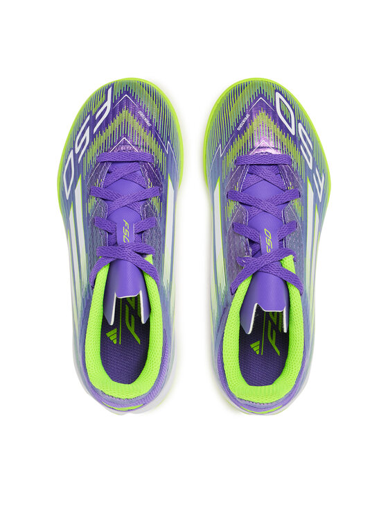 adidas Взуття для футболу adidas F50 League Turf Boots Kids JI0000 Фіолетовий