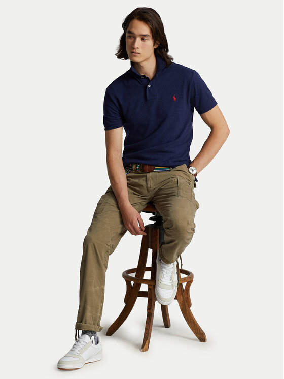 Polo Ralph Lauren Polo Ralph Lauren Поло Core Replen 710795080 Cиній Slim Fit