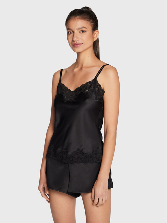 LAUREN RALPH LAUREN Lauren Ralph Lauren Піжама ILN11684 Чорний Regular Fit