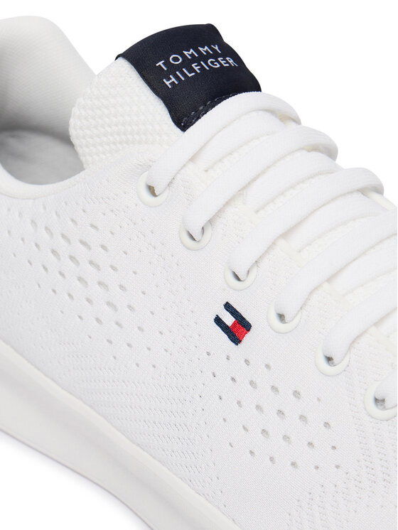 Tommy Hilfiger Laisvalaikio batai Tommy Hilfiger Lightweight Runner FM0FM05909 Balta
