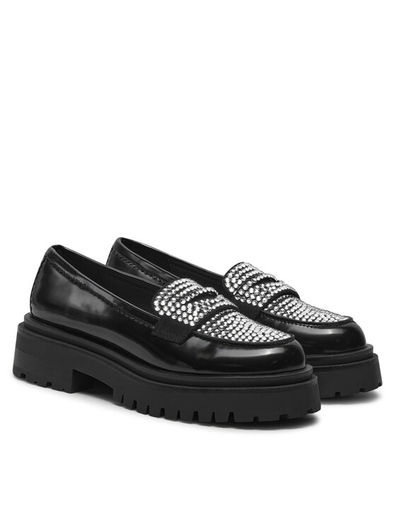 Steve Madden Лофери Steve Madden Longhaul SM11003448 Чорний