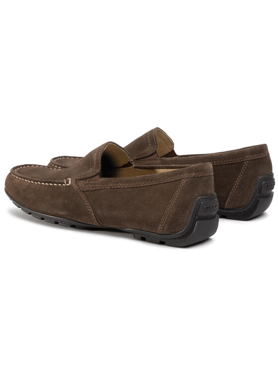 Geox Mokasíny Geox U Moner V U1144V 00022 C6009 Hnědá