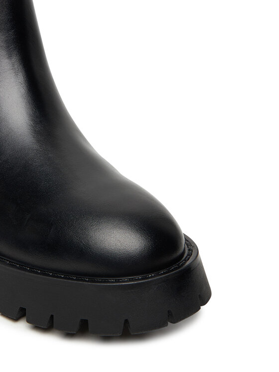 Guess Členková obuv s elastickým prvkom Guess FMTGOM LEA10 Čierna