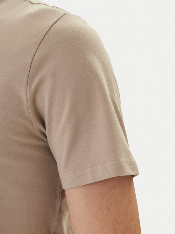 Guess Guess Póló M6GI11 K2992 Bézs Slim Fit