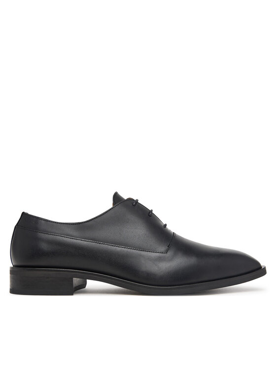 Calvin Klein Półbuty Calvin Klein Slim Ess Oxford Lth HM0HM02274 Czarny