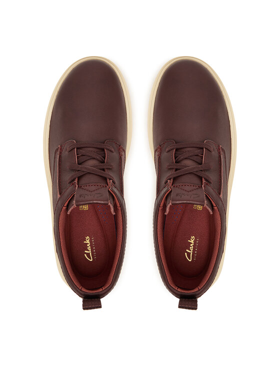 Clarks Туфлі Clarks Polden Lace 26184960 Коричневий