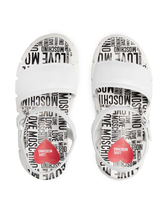 LOVE MOSCHINO Sandale LOVE MOSCHINO JA16327G0EIAL100 Bijela