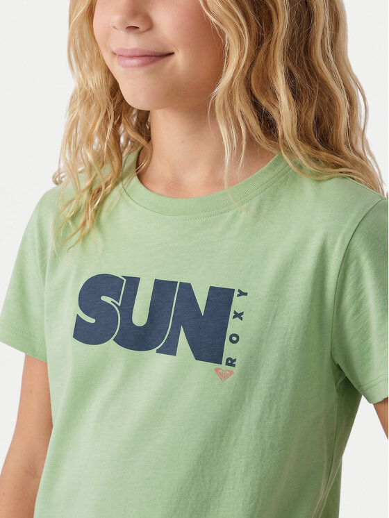 Roxy Roxy Camiseta Orchid Art ERGZT04142 Verde Regular Fit