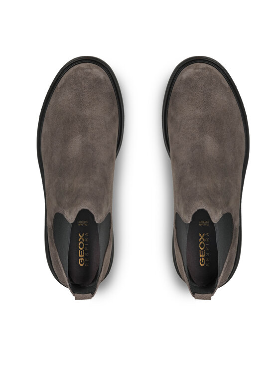 Geox Kotníková obuv s elastickým prvkem Geox U Ottavio U16DCC 00022 C6372 Khaki