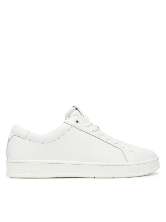 Calvin Klein Sneakersy Calvin Klein Low Top Lace Up Lth HM0HM01971 Biały