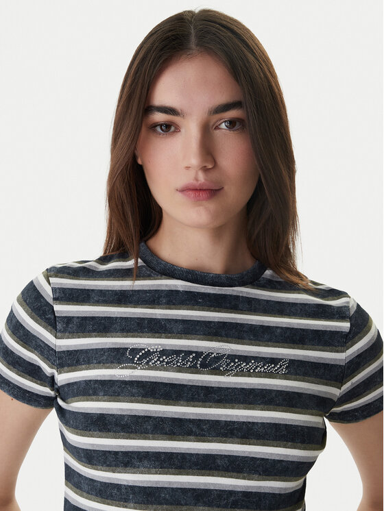 Guess Guess T-shirt W6RI41 J1314 Blu scuro Regular Fit