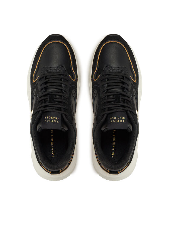 Tommy Hilfiger Sneakersy Tommy Hilfiger Chunky Fashion Runner FW0FW08129 Černá