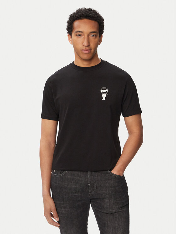 KARL LAGERFELD KARL LAGERFELD Camiseta 755048 563235 Negro Regular Fit