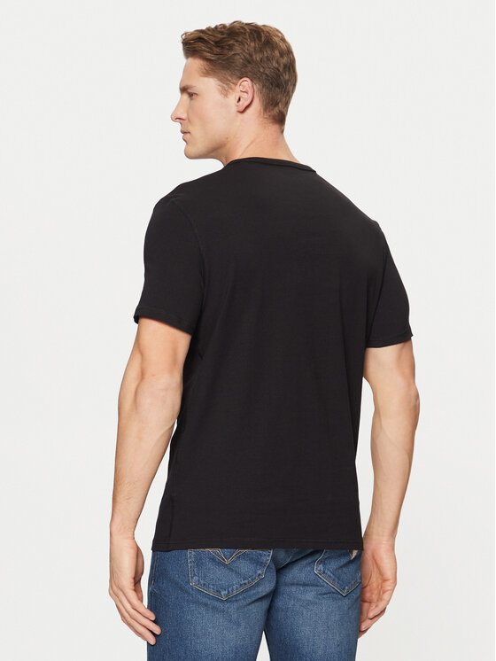 Guess Guess Футболка M5RI14 J1314 Чорний Slim Fit