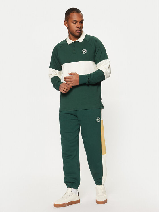 Converse Converse Polo Marquis Retro 10027563-A01 Zelena Regular Fit