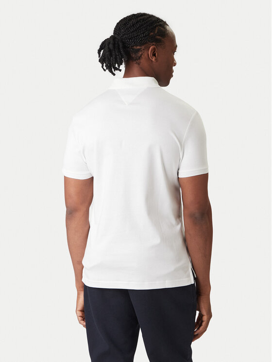 Tommy Hilfiger Tommy Hilfiger Pólóing Essential MW0MW35585 Fehér Regular Fit