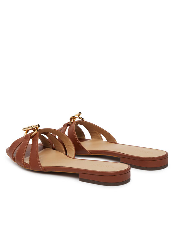 LAUREN RALPH LAUREN Šlepetės LAUREN RALPH LAUREN Blaike 802982875001 Ruda
