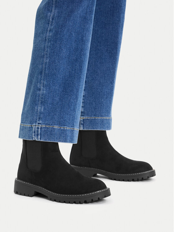 JENNY Kotníková obuv s elastickým prvkem JENNY CEO-HY5355S-1 Černá