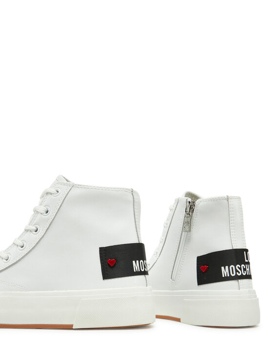 LOVE MOSCHINO Plátenky LOVE MOSCHINO JA15022G1MIA0100 Biela