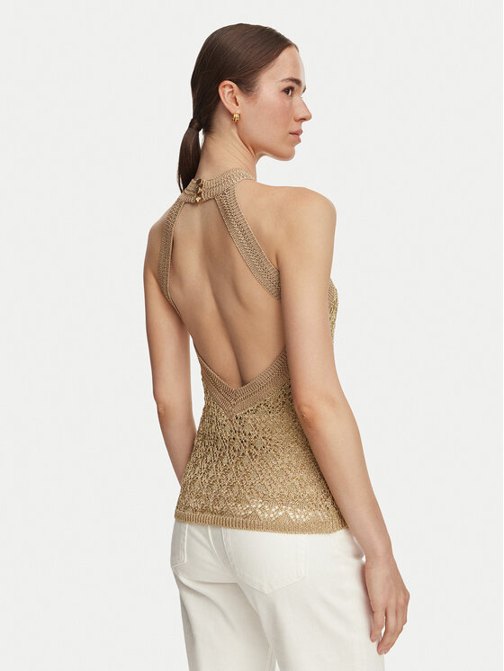 Guess Guess Топ W6YR34 Z1032 Золотий Regular Fit