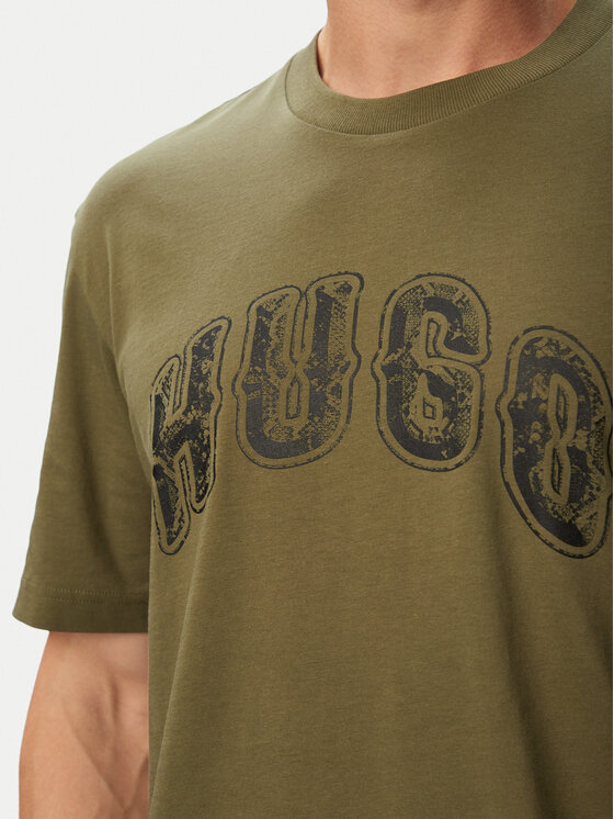 HUGO HUGO Camiseta Nerpient 50566041 Caqui Regular Fit