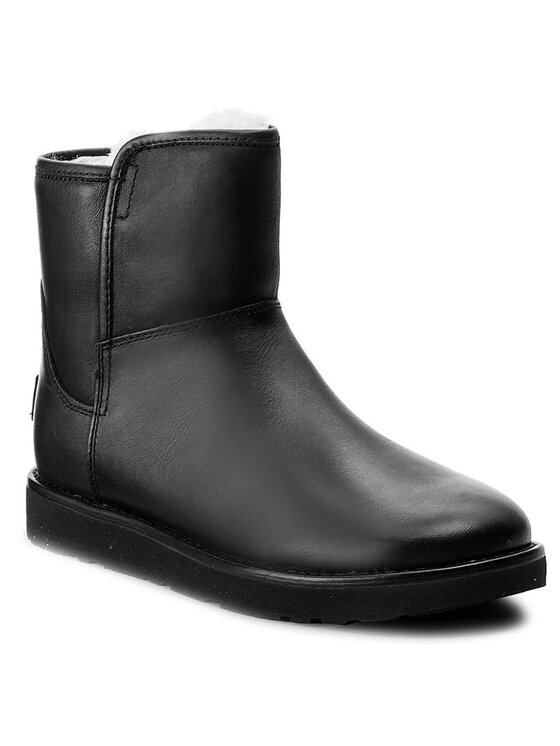 Ugg Μπότες Χιονιού Ugg W Abree Mini Leather 1017851 Μαύρο