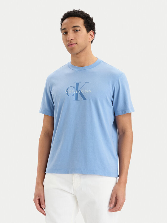 Calvin Klein Jeans Calvin Klein Jeans Camiseta SS 20S LV04RG832G Azul claro Regular Fit