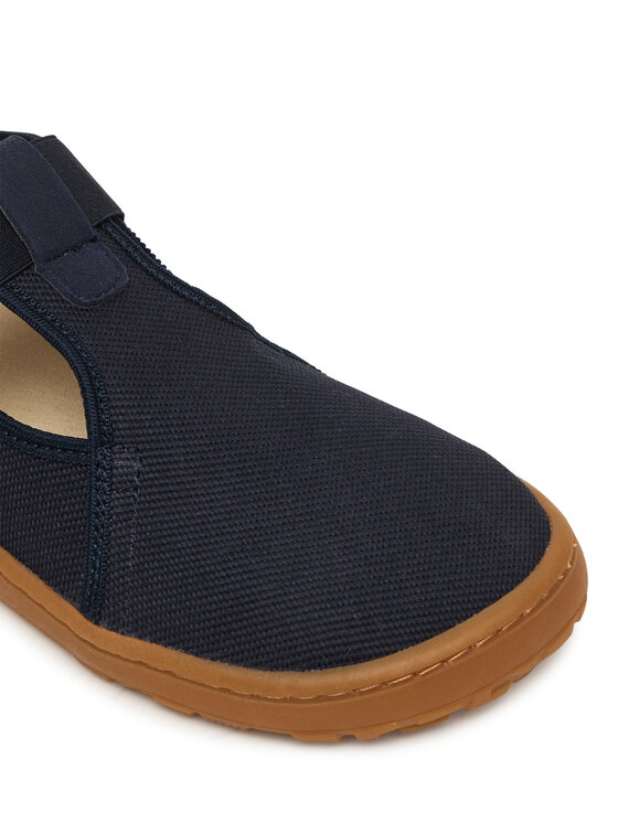 Froddo Тапочки Froddo Barefoot Canvas T-Bar G1700439 D Cиній