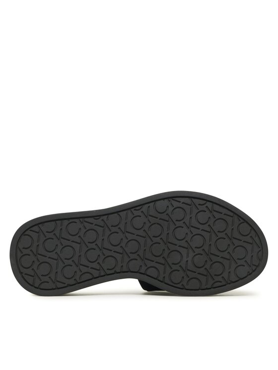 Calvin Klein Παντόφλες Calvin Klein Dress Flatform W/HW - Jq HW0HW01488 Μαύρο
