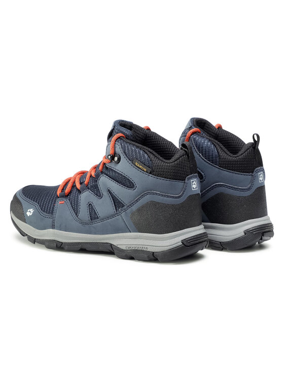 Jack Wolfskin Trekking čevlji Jack Wolfskin Mtn Attack 3 Texapore Mid K 4034081 D Mornarsko modra