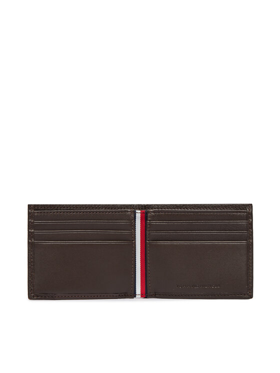 Tommy Hilfiger Портфейл Tommy Hilfiger Th Corp Mini Cc AM0AM14788 Тъмнокафяв