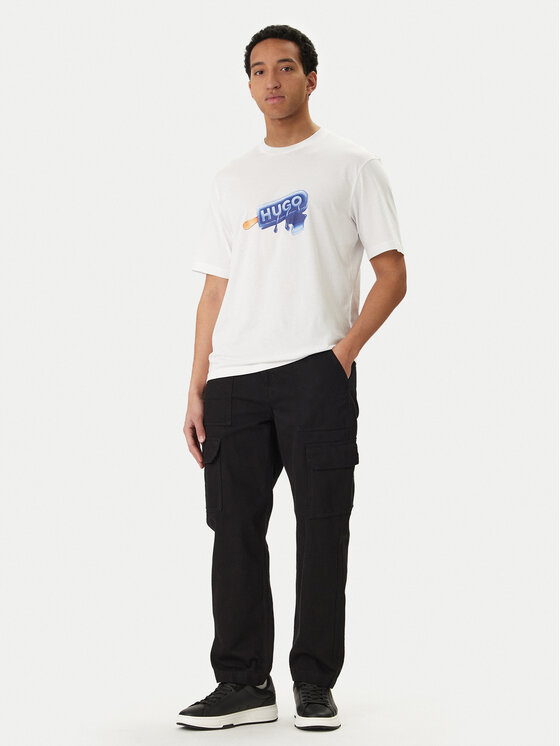 HUGO HUGO Camiseta 50560049 Blanco Regular Fit