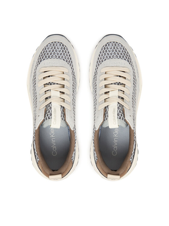 Calvin Klein Sneakers Calvin Klein Hike Runner Lace Up Techmix YW0YW02030 Beige