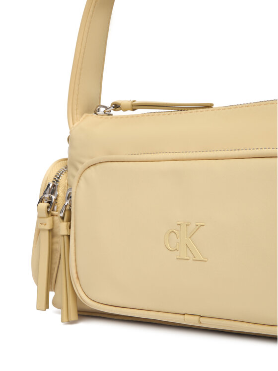 Calvin Klein Geantă Calvin Klein Pocket Nylon Bag W/Strap LV04F3132G Galben