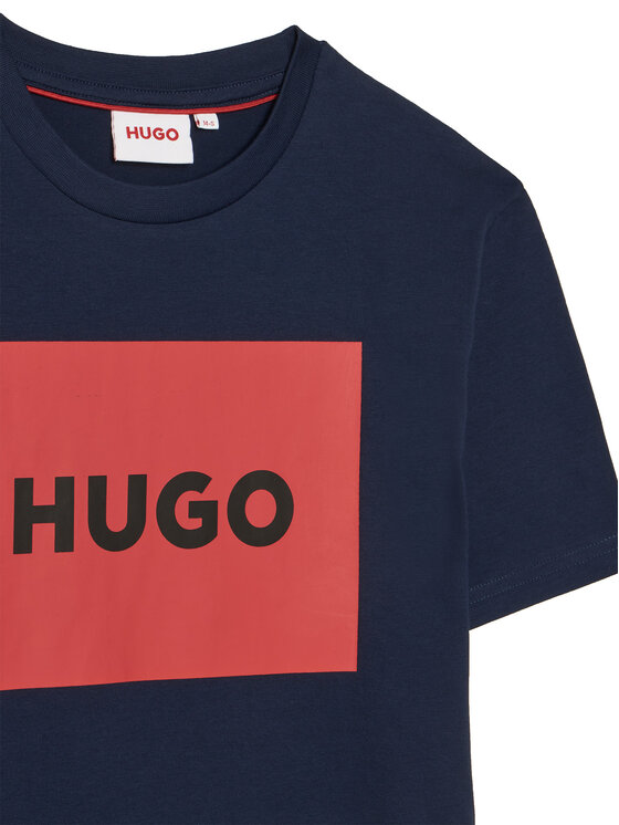 HUGO HUGO Camiseta G00572 D Azul marino Regular Fit
