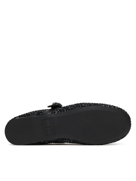 Tommy Jeans Baleriny Tommy Jeans Tjw Knitted Ballerina EN0EN03030 Czarny