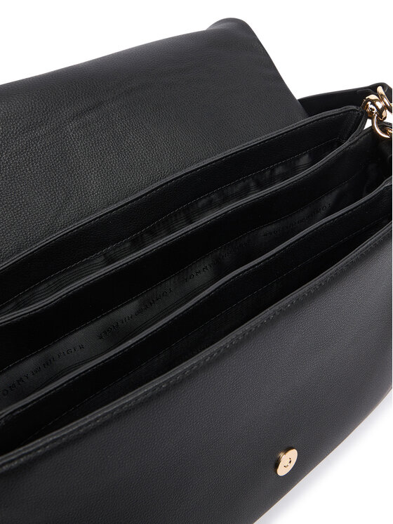 Tommy Hilfiger Bolso Tommy Hilfiger Th Libre Satchel AW0AW19197 Negro