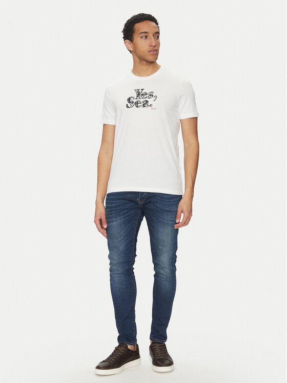 Liu Jo Liu Jo Футболка QA5190 J4924 Білий Regular Fit