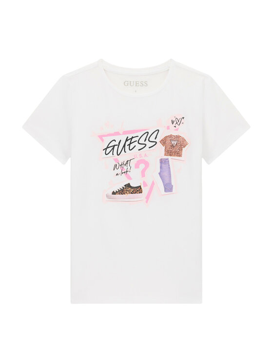 Guess Guess Футболка J6YI02 K3667 Білий Regular Fit