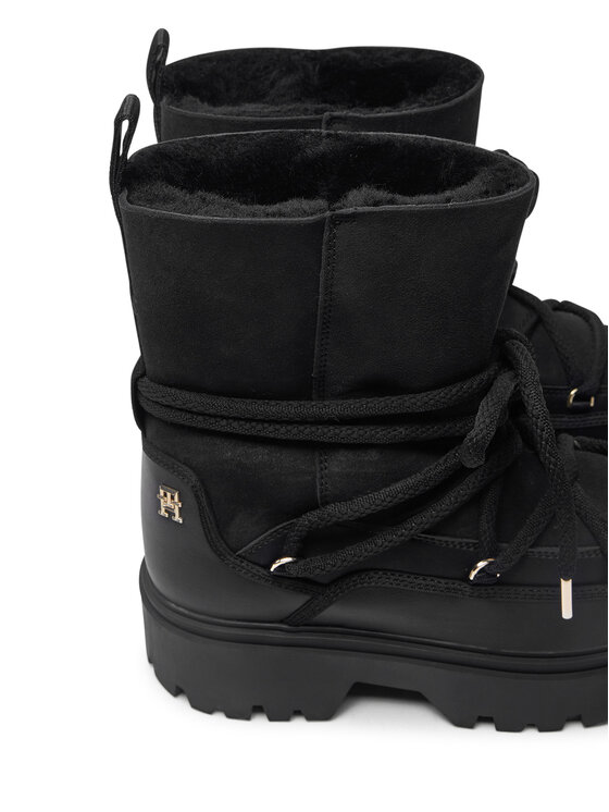 Tommy Hilfiger Sniega zābaki Tommy Hilfiger FW0FW08085 Melns