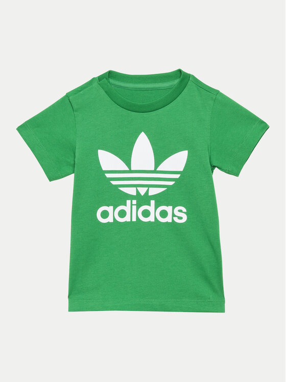 adidas adidas Футболка Trefoil IY4028 Зелений Regular Fit