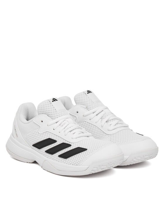 adidas Încălțăminte pentru tenis adidas Courtflash Tennis Shoes Kids KK3865 Alb