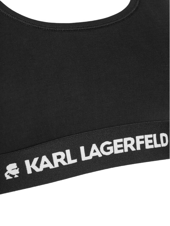 KARL LAGERFELD KARL LAGERFELD Top de sujetador A1W47007 Negro