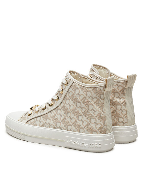 MICHAEL Michael Kors Tornacipő MICHAEL Michael Kors Evy High Top 43F4EYFE5B Bézs